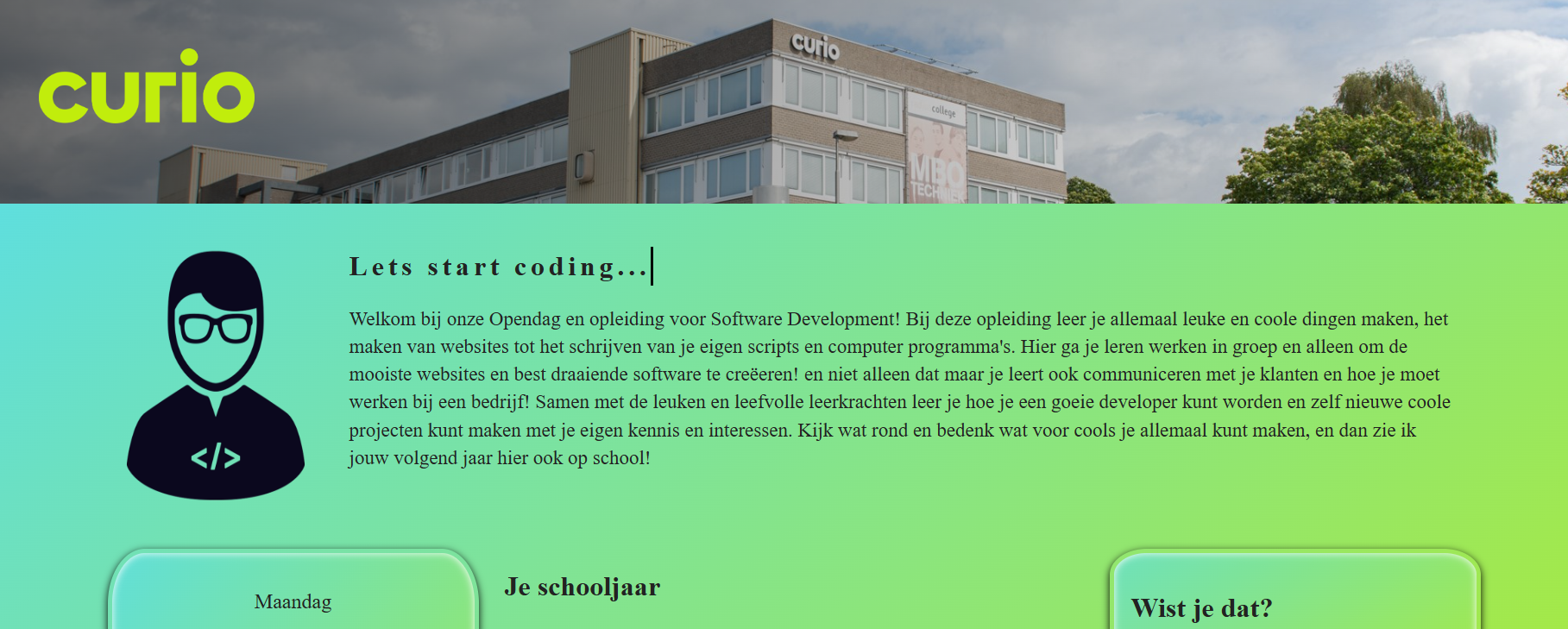 Curio Website